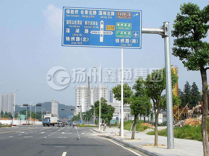 BZG-008，交通標(biāo)志桿，八棱交通標(biāo)志桿