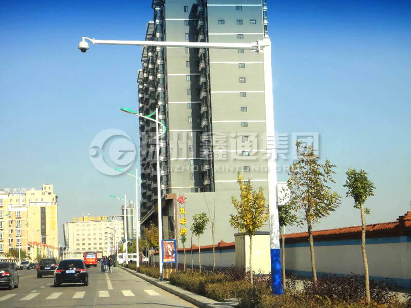 DJG-016,電子警察桿，八棱球機(jī)桿